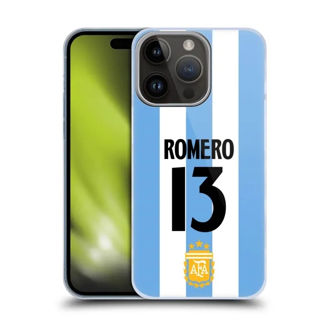 Argentina Cristian Romero Name and Number Phone Case - iPhone