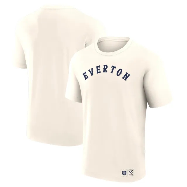 Fanatics Unlabeled Everton Carnaval Short Sleeve T-Shirt - Off White - Unisex