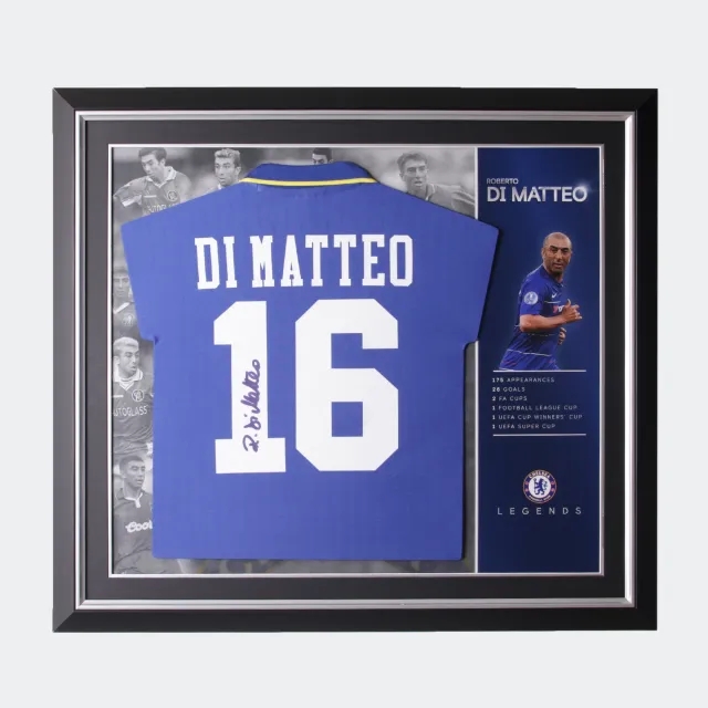 Chelsea Di Matteo 2000 – Signed Framed Shirt