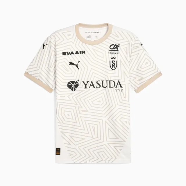 PUMA Stade Reims 24/25 Third Jersey Men, White/Granola