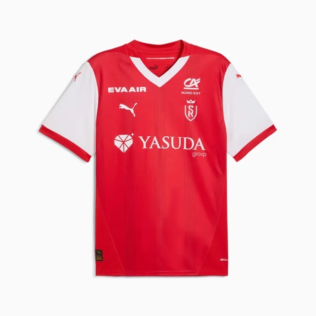 PUMA Stade De Reims 24/25 Home Jersey Men, Red/White