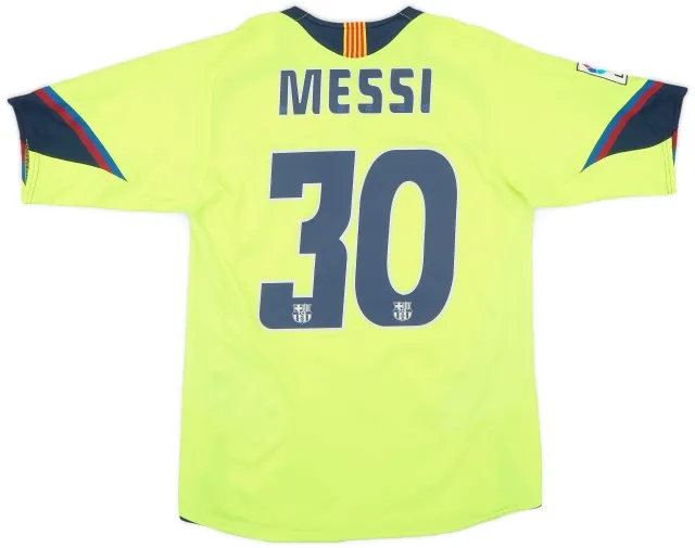 Nike 2005-06 Barcelona Away Shirt Messi #30 - 7/10 - (S)