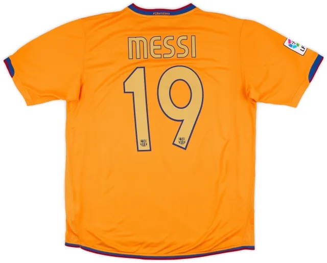 Nike 2006-08 Barcelona Away Shirt Messi #19 - 8/10 - (L)