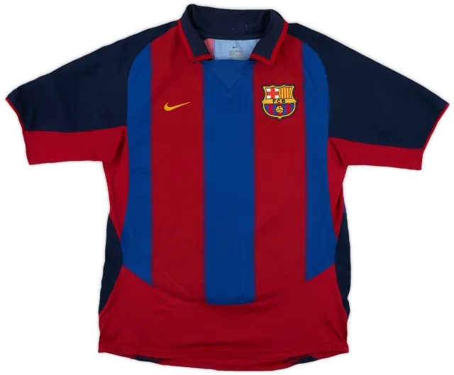 Nike 2003-04 Barcelona Home Shirt - 5/10 - (S)