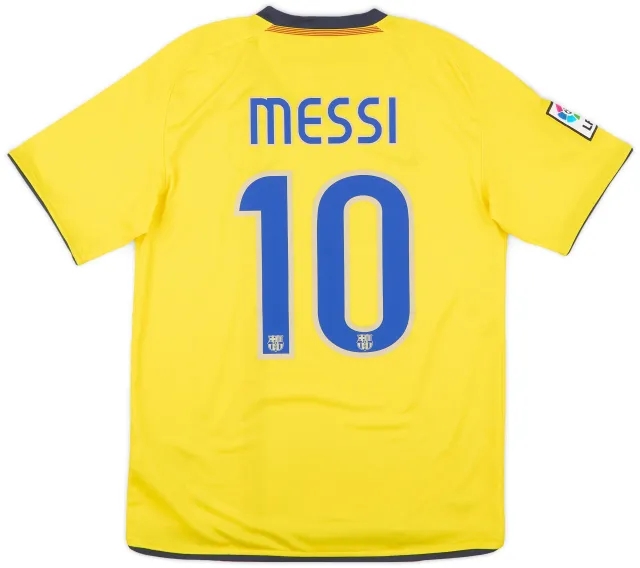 Nike 2008-10 Barcelona Away Shirt Messi #10 - 9/10 - (S)