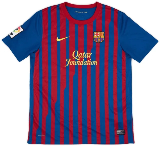 Nike 2011-12 Barcelona Home Shirt - 8/10 - (XL.Boys)