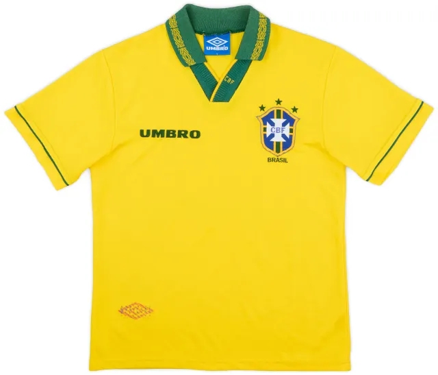 Umbro 1993-94 Brazil Home Shirt - 7/10 - (Y)
