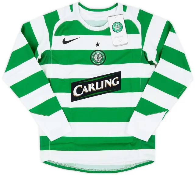 Nike 2005-07 Celtic Home L/S Shirt (M.Boys)