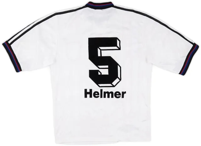adidas 1996-98 Bayern Munich Away Shirt Helmer #5 - 8/10 - (S)