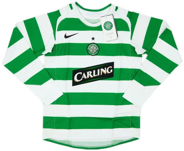 Nike 2005-07 Celtic Home L/S Shirt (M.Boys)