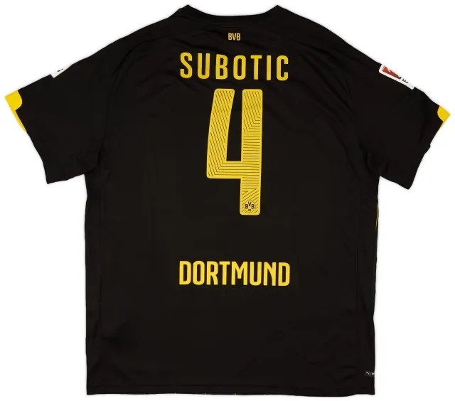 Puma 2014-16 Borussia Dortmund Away Shirt Subotic #4 (XL)