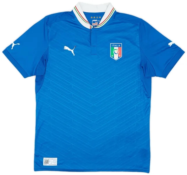 Puma 2012-13 Italy Home Shirt - 6/10 - (L)