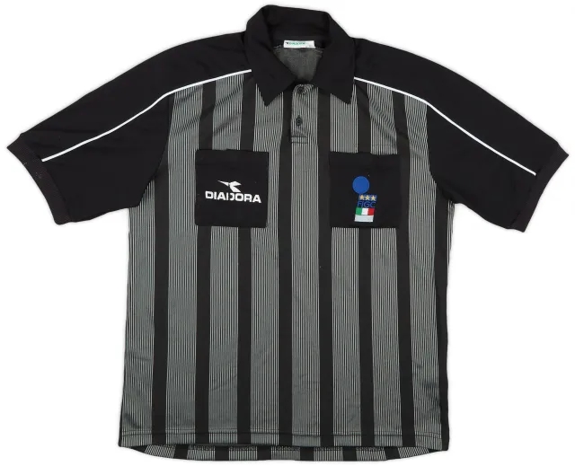 1999-00 Italy FIGC Diadora Referee Shirt - 5/10 - (XL)