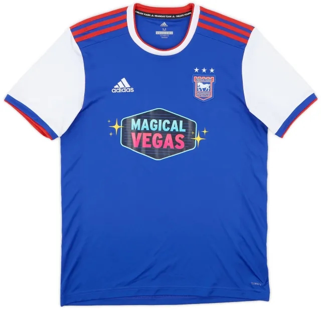 adidas 2018-19 Ipswich Home Shirt - 9/10 - (M)