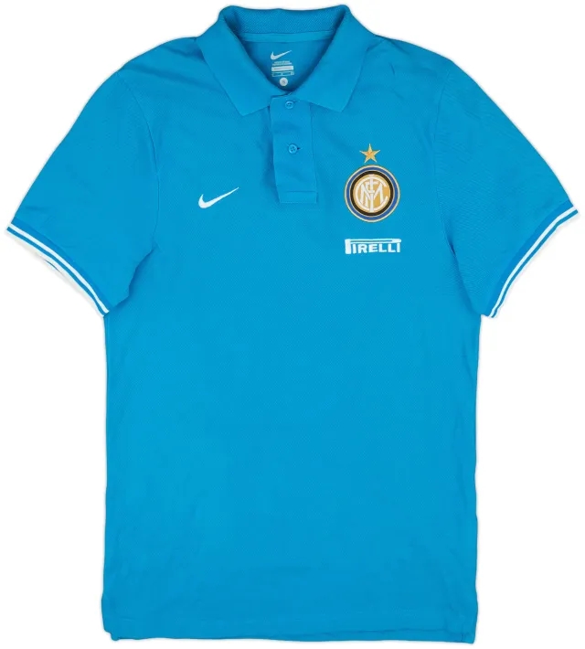 2011-12 Inter Milan Nike Polo L/S Shirt (S)