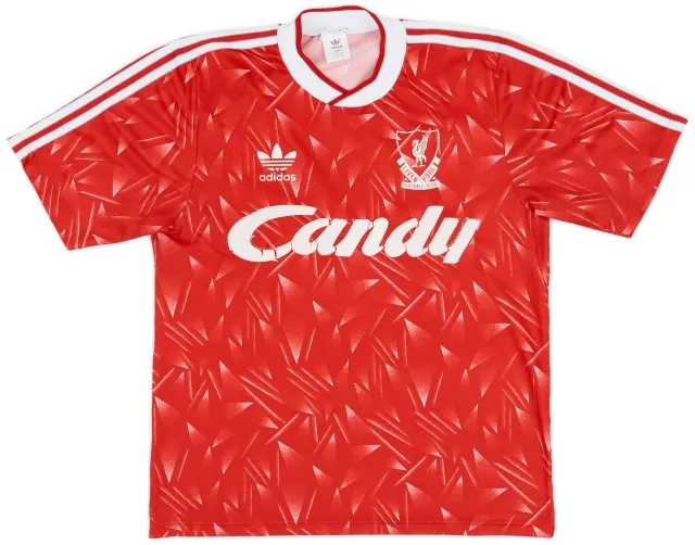 adidas 1989-91 Liverpool Home Shirt - 5/10 - (M)