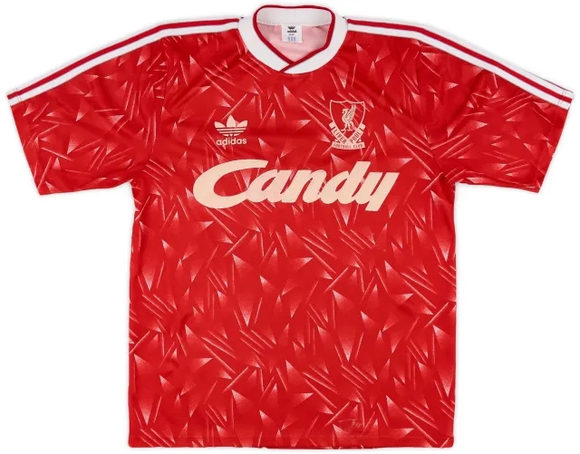 adidas 1989-91 Liverpool Home Shirt - 5/10 - (M/L)