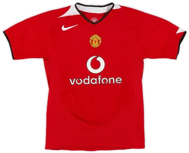 Nike 2006-07 Manchester United Home Shirt - 8/10 - (M.Boys)