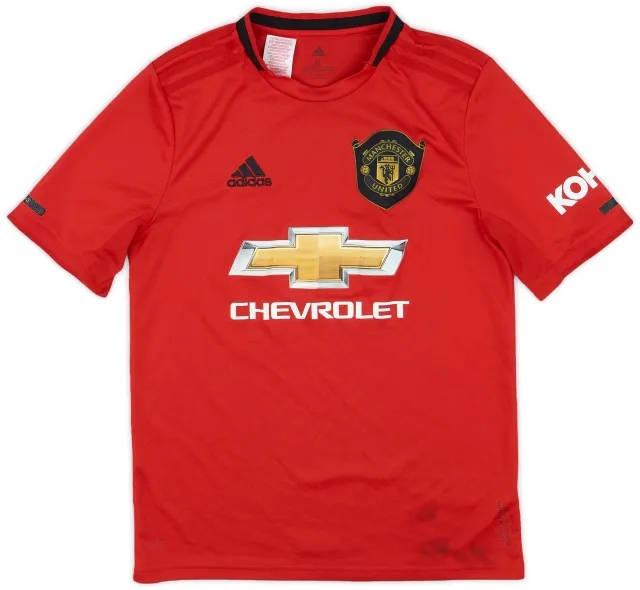 adidas 2019-20 Manchester United Home Shirt - 7/10 - (XL.Boys)