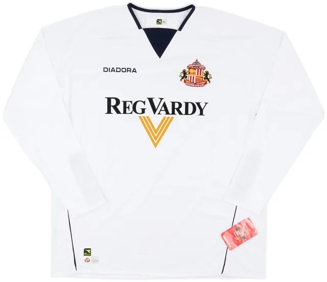 Diadora 2004-05 Sunderland Away L/S Shirt (XL)