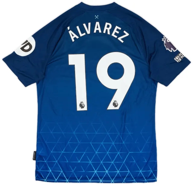 Umbro 2023-24 West Ham Match Issue Third Shirt Alvarez #19