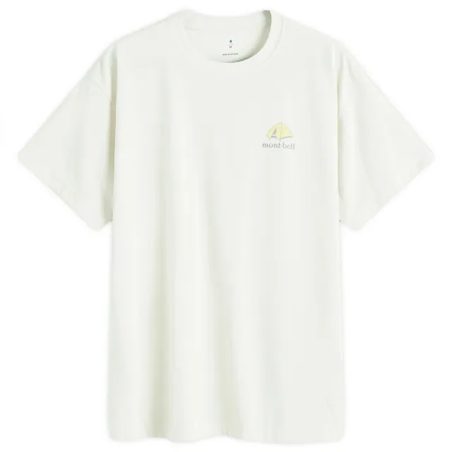 Montbell Men's Mountain Camping T-Shirt Ivory