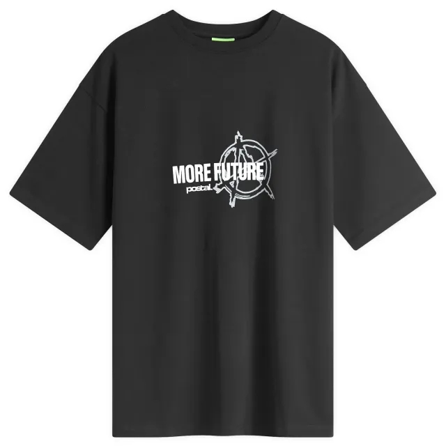 POSTAL Men's More Future T-Shirt Black