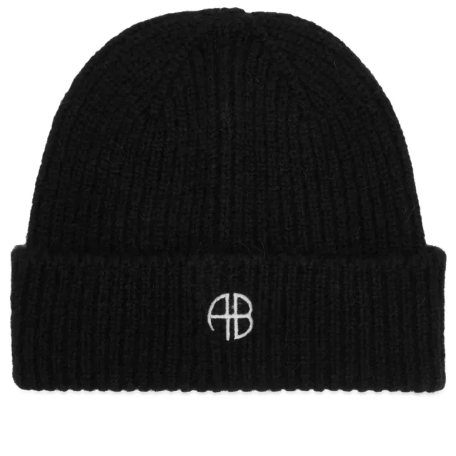 Anine Bing Women's Elia Beanie Black