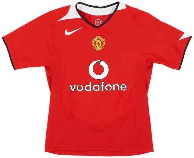 Nike 2004-06 Manchester United Home Shirt - 7/10 - (S.Boys)