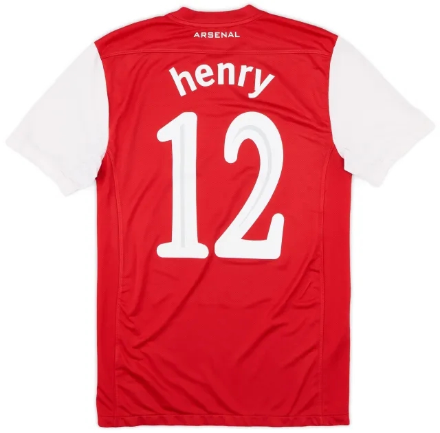 Nike 2011-12 Arsenal Home Shirt Henry #12 - 8/10 - (S)