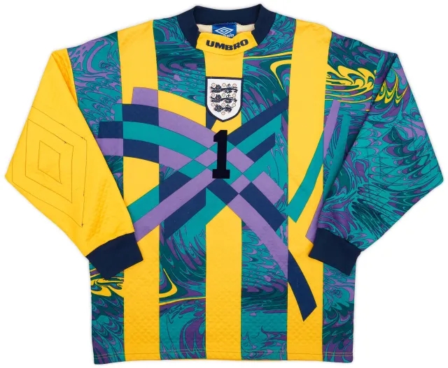 Umbro 1995-96 England GK Shirt #1 - 6/10 - (M)