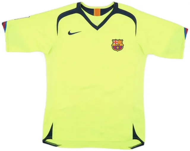 Nike 2005-06 Barcelona Away Shirt - 8/10 - (XL.Boys)