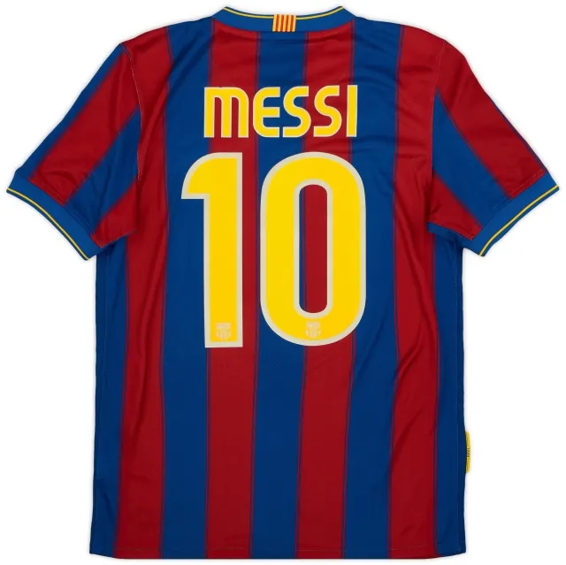 Nike 2009-10 Barcelona Basic Home Shirt - 9/10 - (M)
