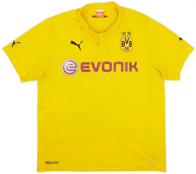 Puma 2014-15 Dortmund CL Home Shirt - 7/10 - (XL)