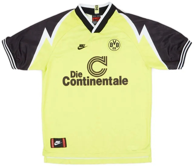 Nike 1995-96 Borussia Dortmund Home Shirt - 9/10 - (XL.Boys)