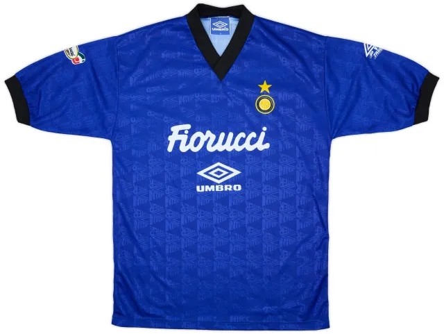 1992-94 Inter Milan Umbro Training Shirt - 8/10 - (L)
