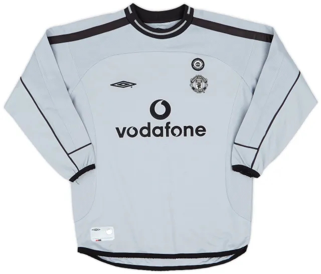 Umbro 2001-02 Manchester United Centenary GK Shirt - 7/10 - (S.Boys)