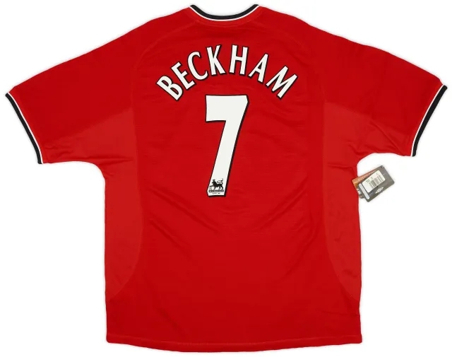 Umbro 2000-02 Manchester United Home Shirt Beckham #7 (XXL)