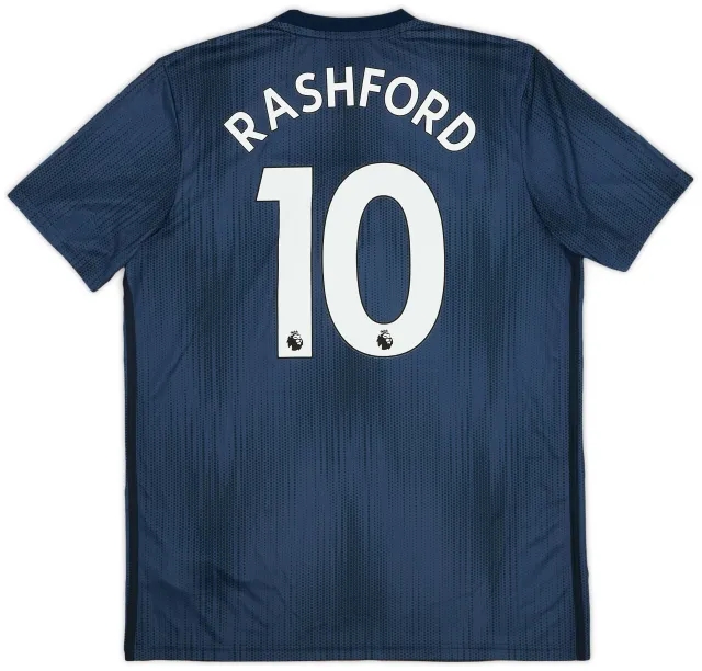 adidas 2018-19 Manchester United Third Shirt Rashford #10 (L)