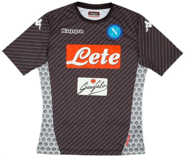 Kappa 2017-18 Napoli Fourth Shirt - 8/10 - (XL.Boys)