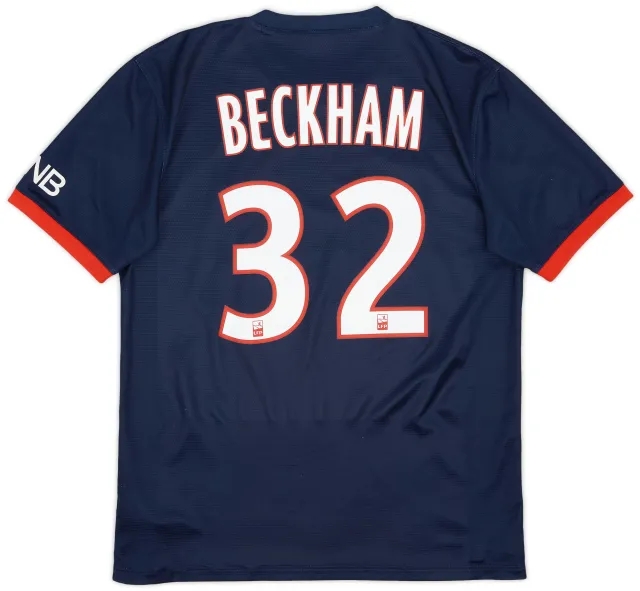 Nike 2013-14 Paris Saint-Germain Home Shirt Beckham #32 - 6/10 - (M)
