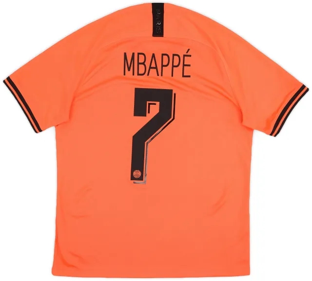 Nike 2019-20 Paris Saint-Germain Away Shirt Mbappe #7 - 6/10 - (L)