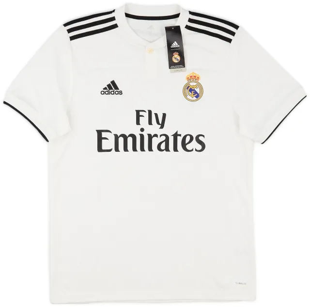 adidas 2018-19 Real Madrid Home Shirt (M)