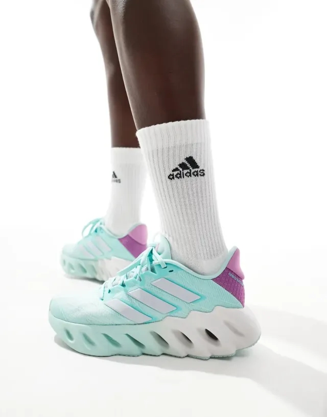 Adidas Running Switch Fwd 2 Trainers In Aqua-Blue