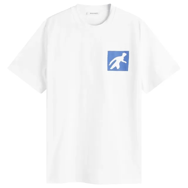 Wood Wood Men's Bobby Stone Age T-Shirt White