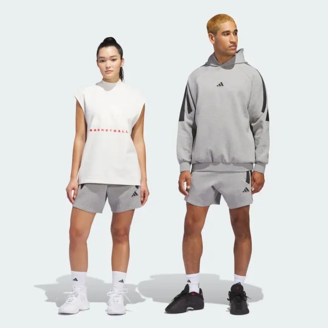 Adidas Performance Adidas Basketball Spacer Shorts (Gender Neutral) In Medium Grey Heather