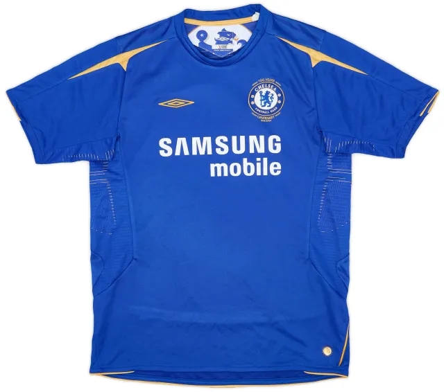 Umbro 2005-06 Chelsea Centenary Home Shirt - 9/10 - (XL.Boys)
