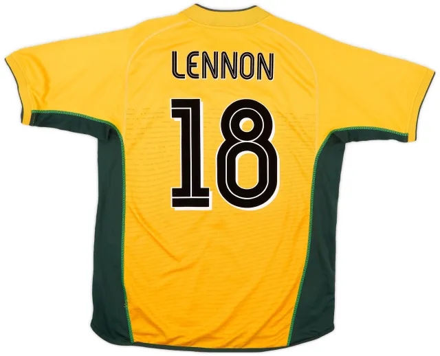 Umbro 2002-03 Celtic Away Shirt Lennon #18 - 7/10 - (L)