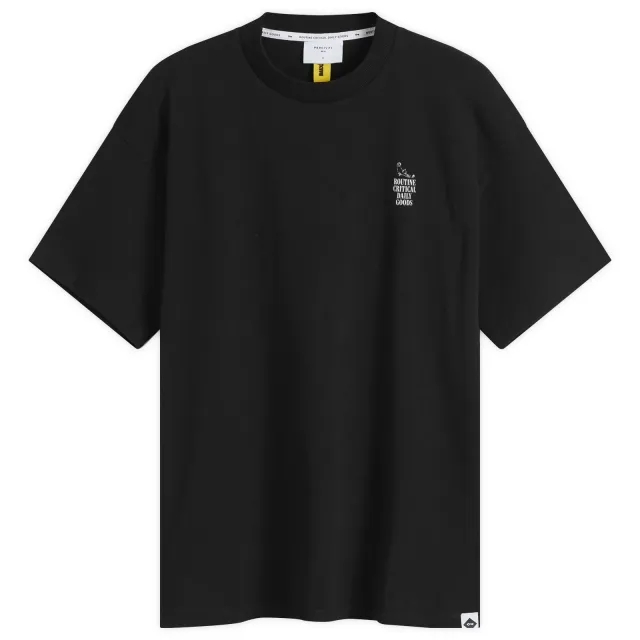 Percival Men's Motvation Oversized Auxiliary T-Shirt Black