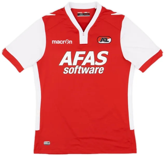 Macron 2014-15 AZ Alkmaar Home Shirt - 8/10 - (XL)